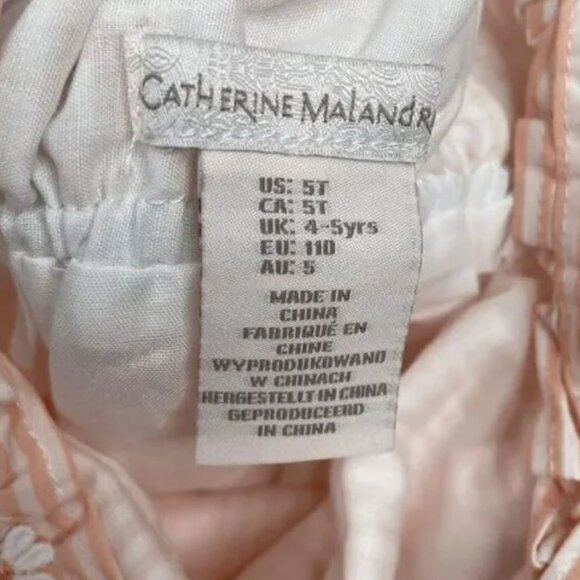 Girls Sundress Stripe Floral Ruffle Strap Pink - Picture 5 of 8